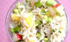طريقة عمل سلطة الأرز بالتفاح